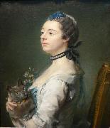 Jean-Baptiste Perronneau Portrait of Magdaleine Pinceloup de la Grange, nee de Parseval Sweden oil painting artist